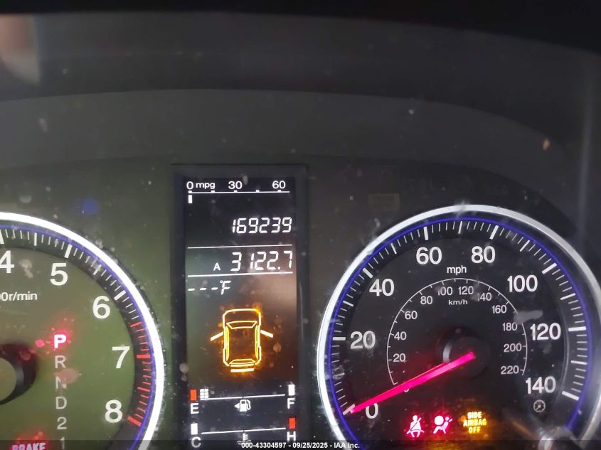 2009 Honda Cr-V Ex-L VIN: JHLRE38719C004763 Lot: 43304597