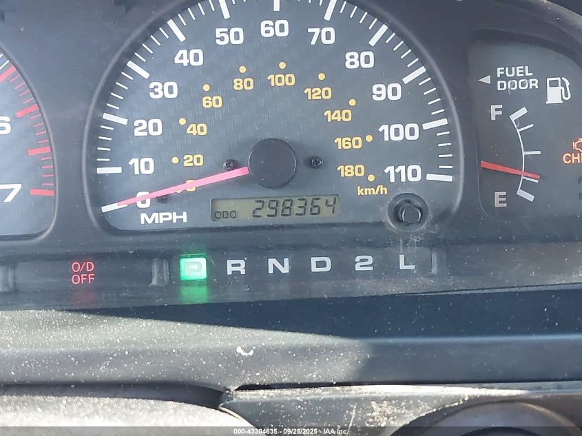 1999 Toyota 4Runner Sr5 V6 VIN: JT3GN86RXX0097159 Lot: 43304635