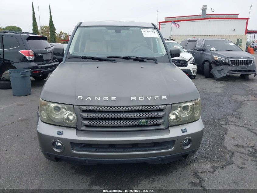2008 Land Rover Range Rover Sport Hse VIN: SALSK25428A180123 Lot: 43304662