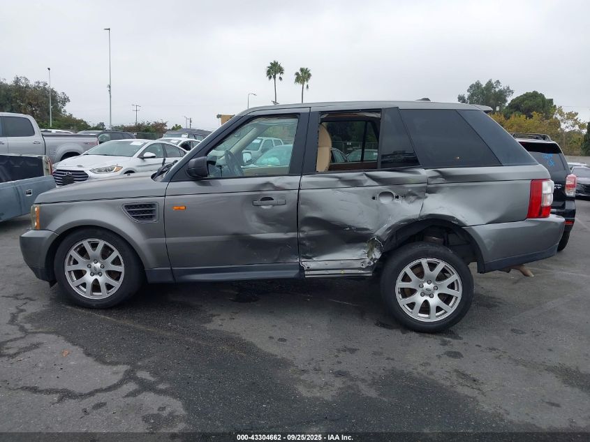 2008 Land Rover Range Rover Sport Hse VIN: SALSK25428A180123 Lot: 43304662