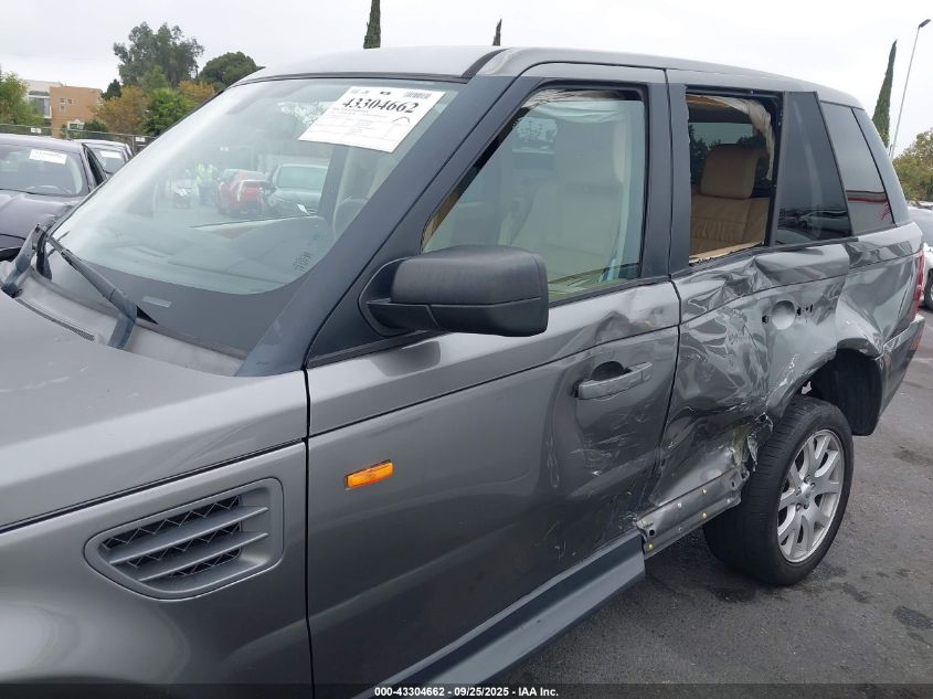 2008 Land Rover Range Rover Sport Hse VIN: SALSK25428A180123 Lot: 43304662