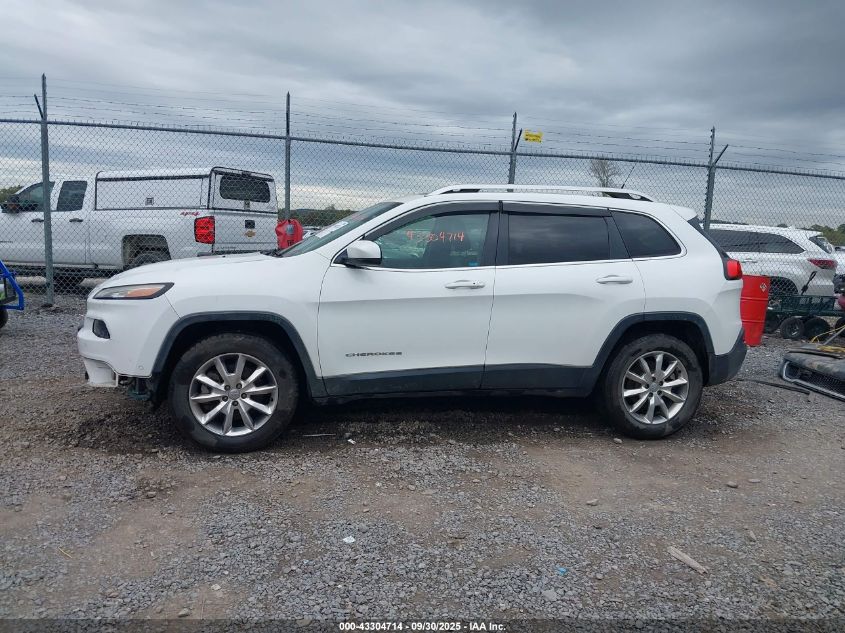 2014 Jeep Cherokee Limited VIN: 1C4PJMDS0EW114244 Lot: 43304714