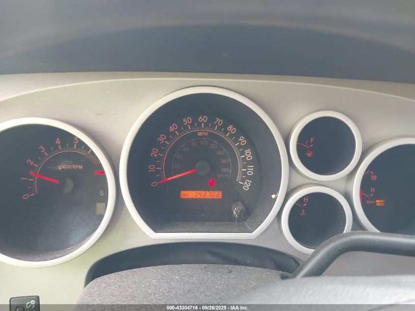 2008 Toyota Tundra Base 5.7L V8 VIN: 5TFEV54108X048835 Lot: 43304716