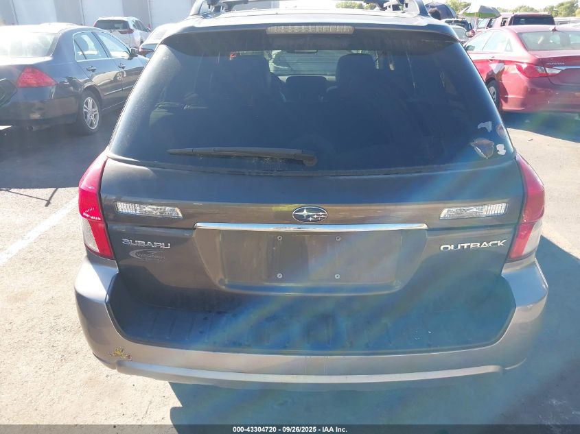 2009 Subaru Outback 2.5I Limited VIN: 4S4BP66C697313241 Lot: 43304720