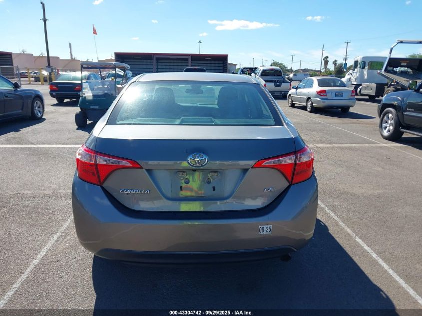 2018 Toyota Corolla Le VIN: 5YFBURHE2JP764120 Lot: 43304742