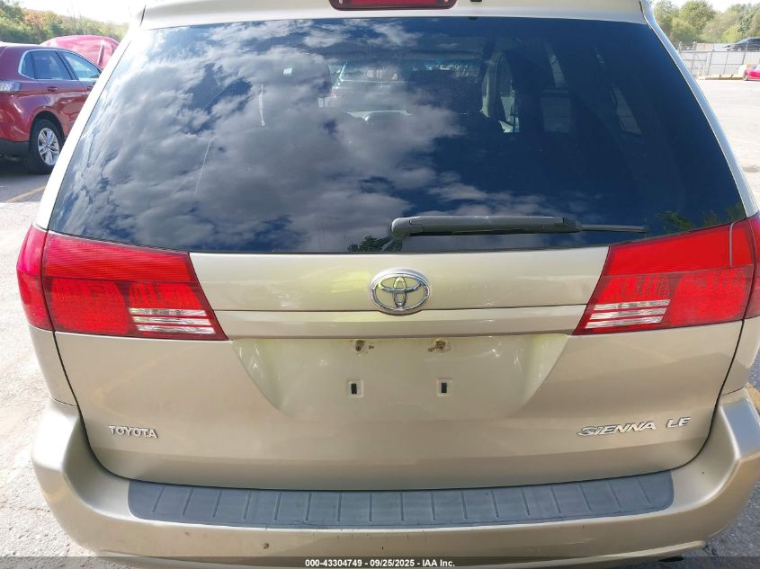 2004 Toyota Sienna Le VIN: 5TDZA23CX4S143384 Lot: 43304749