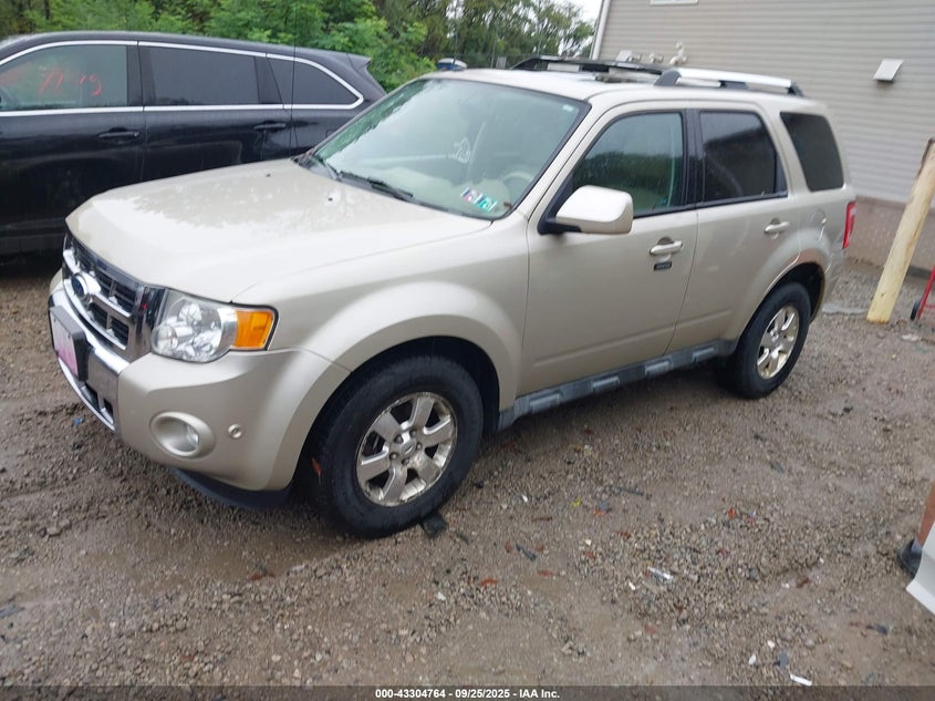 Vin: 1fmcu9eg4bkb33035, lot: 43799384, ford escape limited 20112