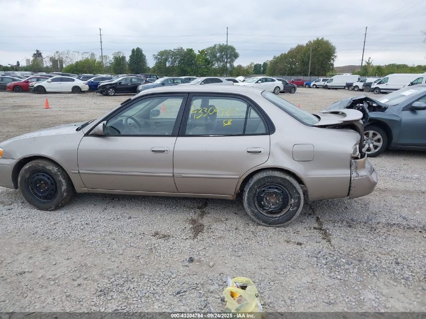 2002 Toyota Corolla Le VIN: 1NXBR12E52Z637910 Lot: 43304784