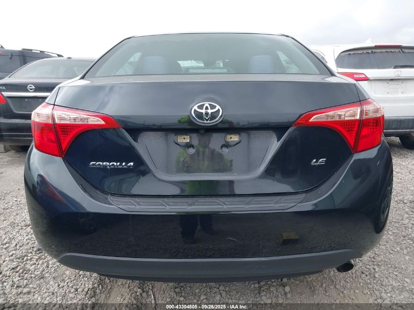 2019 Toyota Corolla Le VIN: 5YFBURHE5KP891817 Lot: 43304805