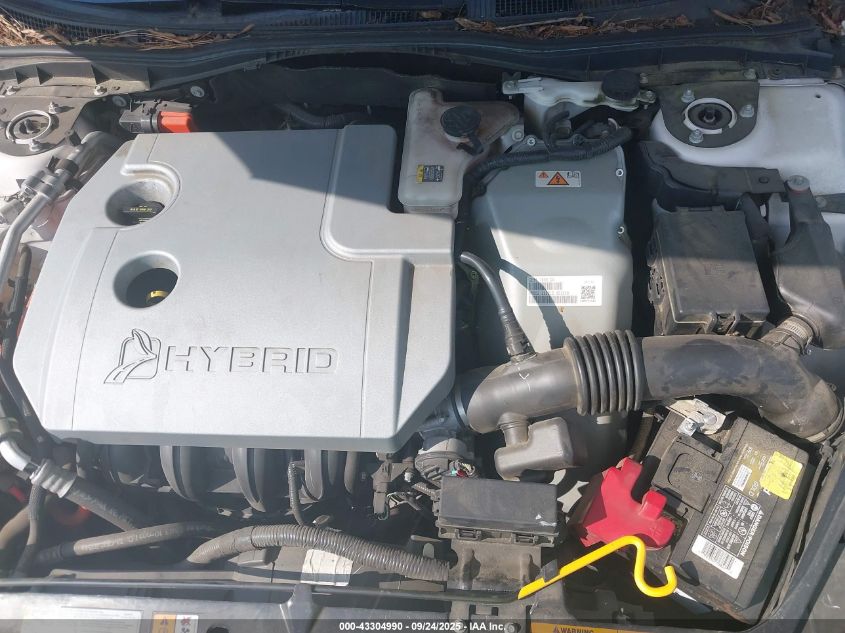 2012 Ford Fusion Hybrid VIN: 3FADP0L38CR347783 Lot: 43304990