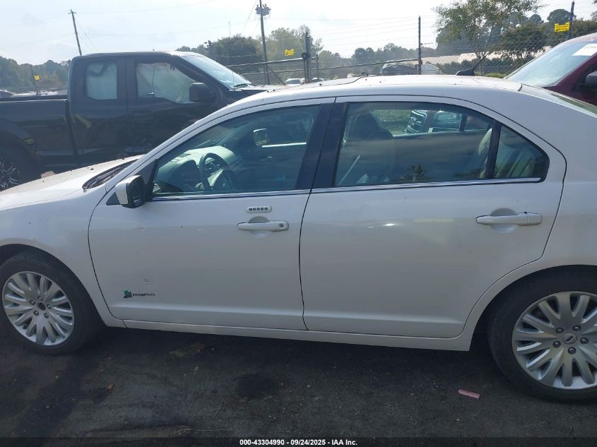 2012 Ford Fusion Hybrid VIN: 3FADP0L38CR347783 Lot: 43304990