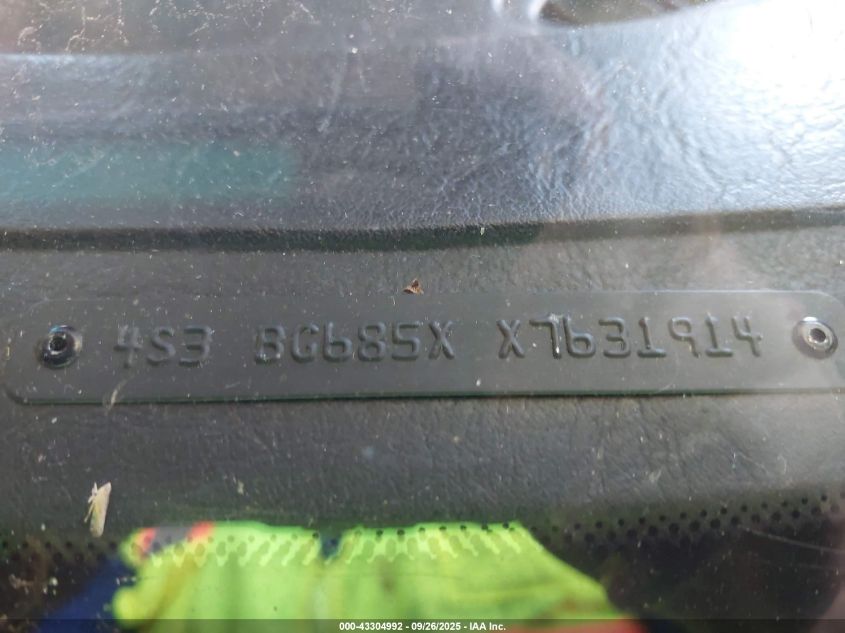 1999 Subaru Legacy 30Th Ann. Outback Ltd./Outback VIN: 4S3BG685XX7631914 Lot: 43304992