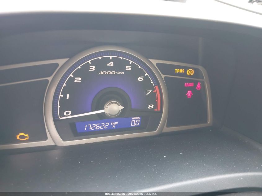 2008 Honda Civic Lx VIN: 1HGFA15588L094187 Lot: 43305056