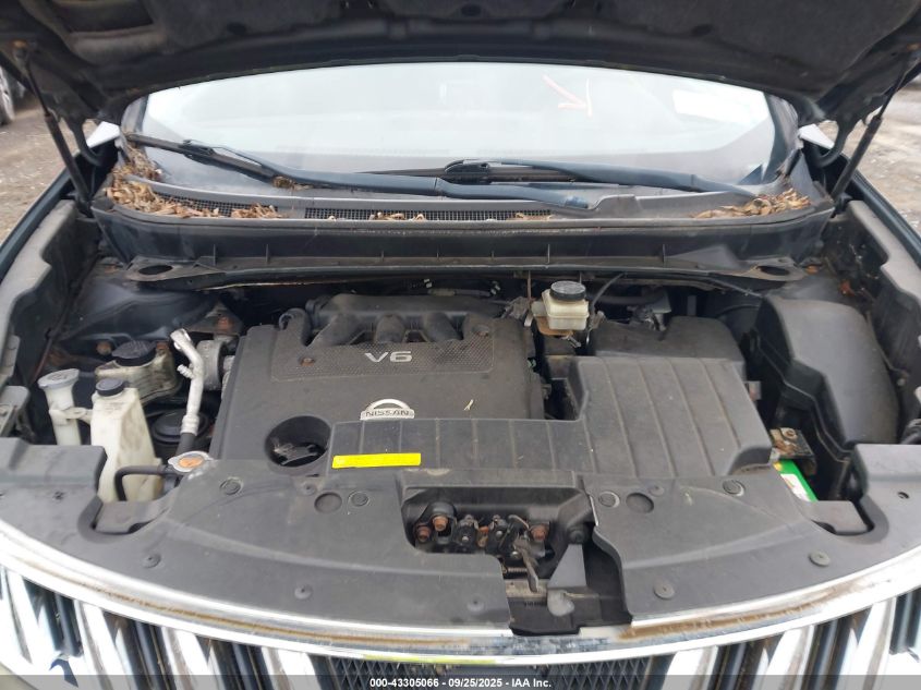 2009 Nissan Murano S VIN: JN8AZ18W89W127280 Lot: 43305066