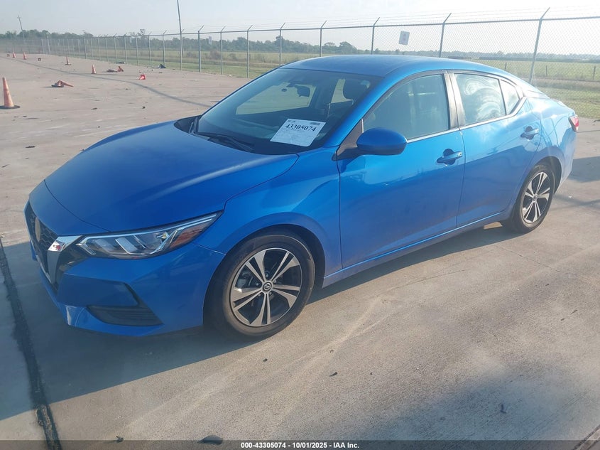 2022 NISSAN SENTRA SV XTRONIC CVT - 3N1AB8CV4NY286228