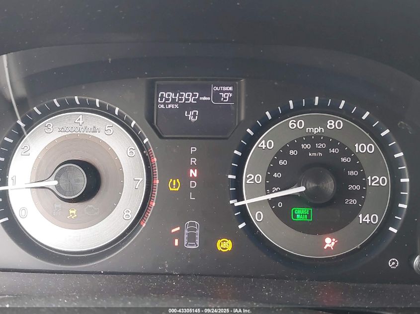 2012 Honda Odyssey Ex-L VIN: 5FNRL5H61CB124157 Lot: 43305145