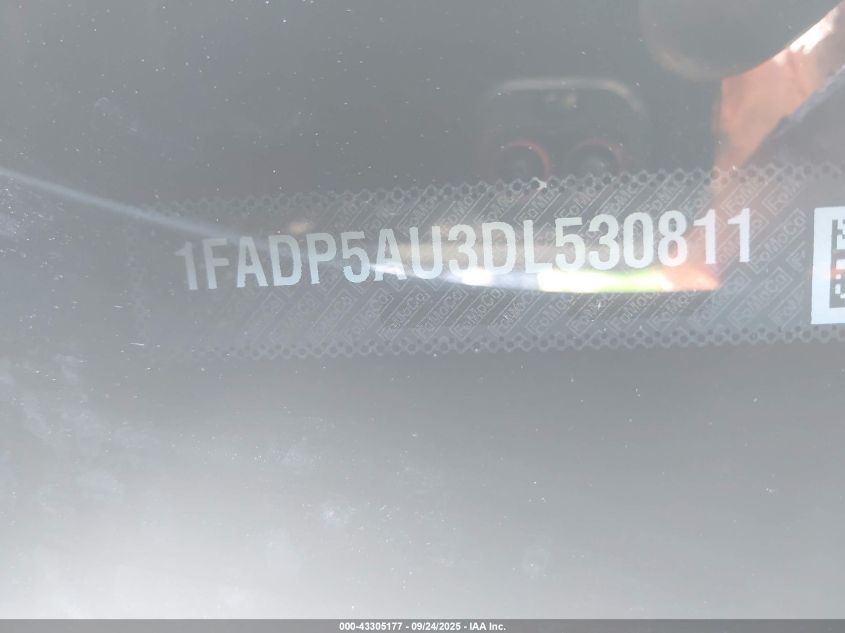 2013 Ford C-Max Hybrid Se VIN: 1FADP5AU3DL530811 Lot: 43305177