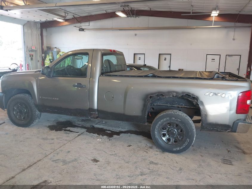 2009 Chevrolet Silverado 1500 Work Truck VIN: 1GCEK14079Z155704 Lot: 43305192