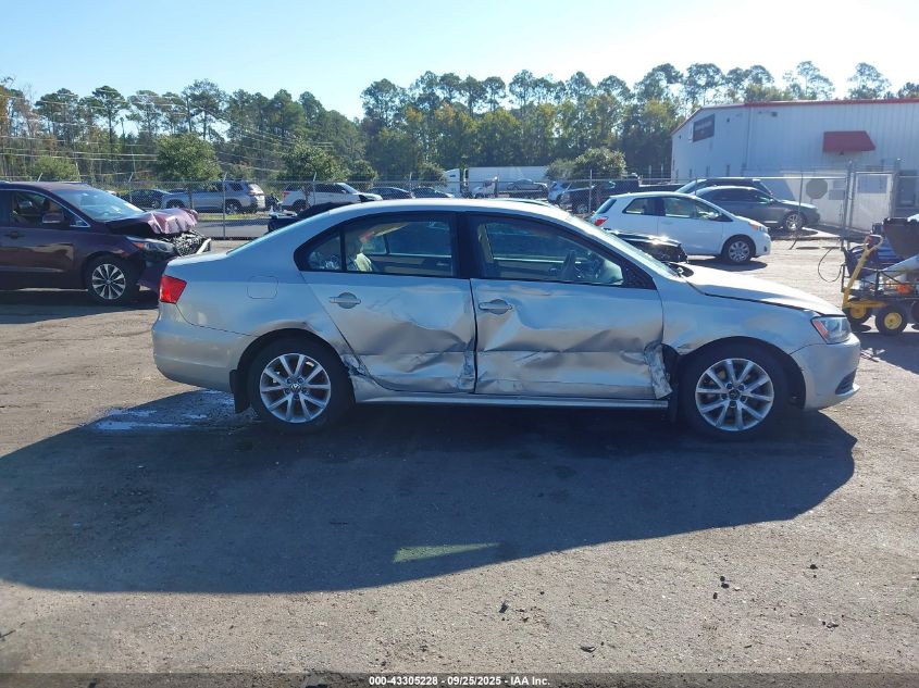 2011 Volkswagen Jetta 2.5L Se VIN: 3VWDX7AJ3BM342696 Lot: 43305228