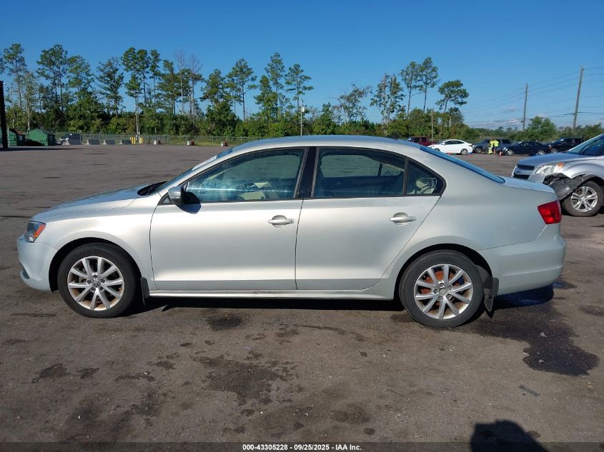 2011 Volkswagen Jetta 2.5L Se VIN: 3VWDX7AJ3BM342696 Lot: 43305228