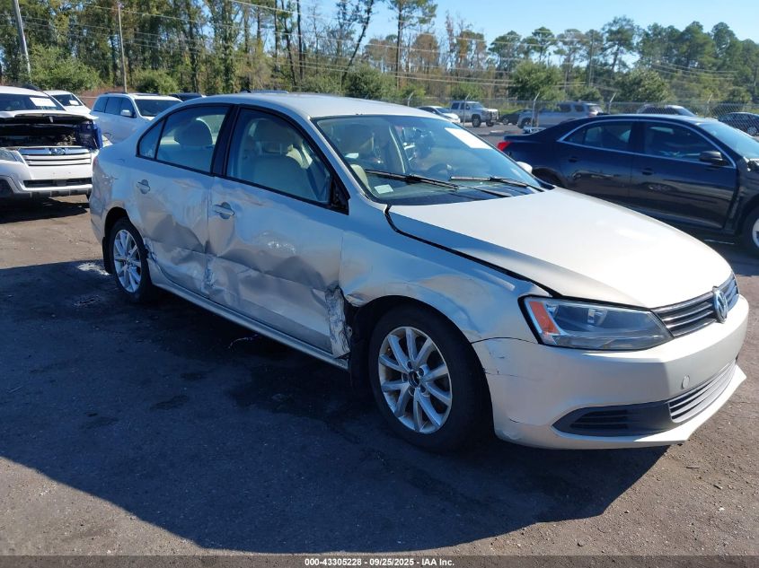 2011 Volkswagen Jetta 2.5L Se VIN: 3VWDX7AJ3BM342696 Lot: 43305228