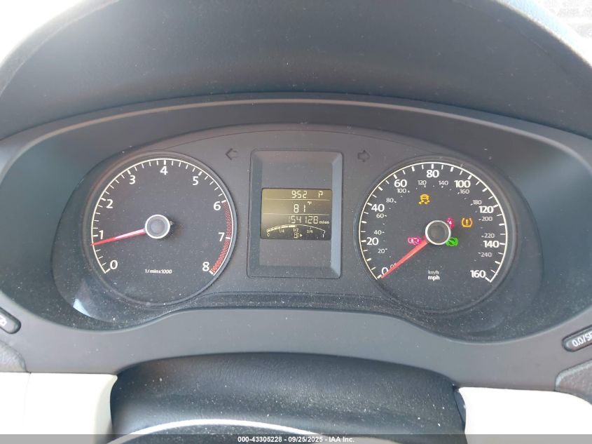 2011 Volkswagen Jetta 2.5L Se VIN: 3VWDX7AJ3BM342696 Lot: 43305228