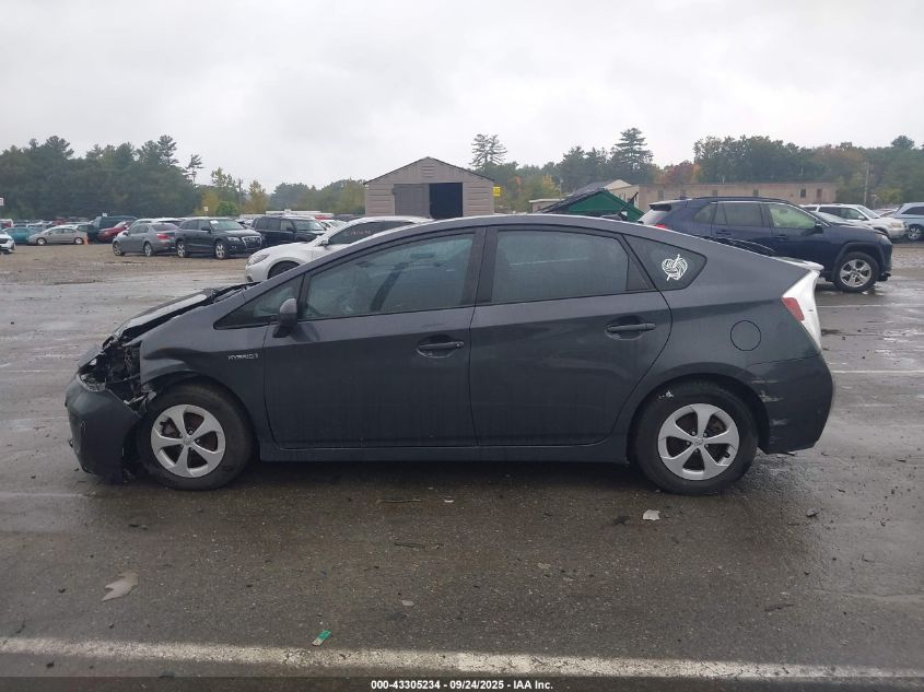 2012 Toyota Prius Three VIN: JTDKN3DU7C5467612 Lot: 43305234