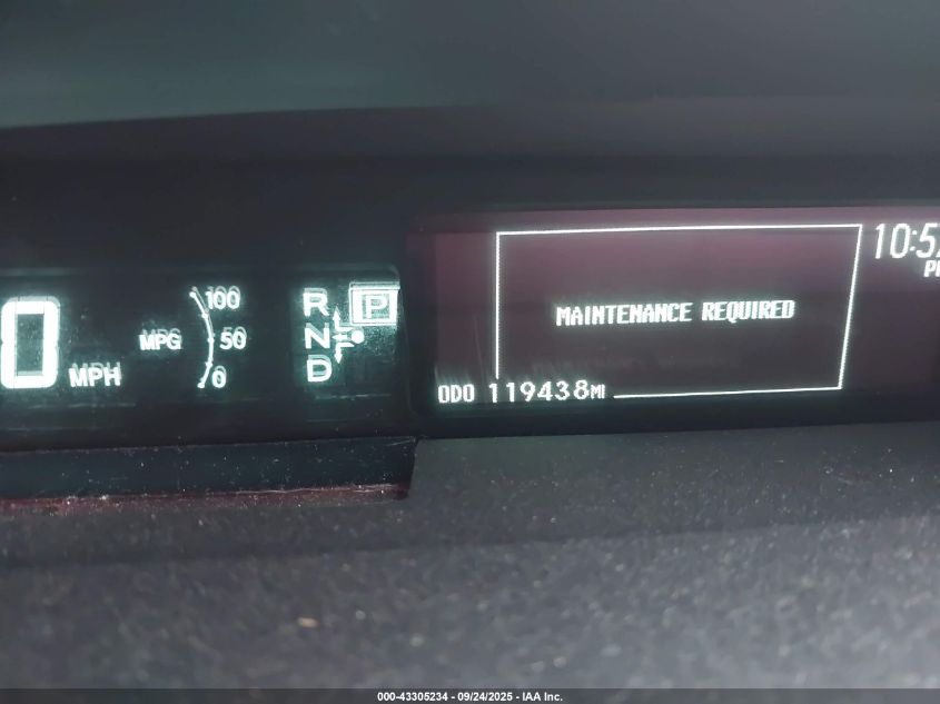 2012 Toyota Prius Three VIN: JTDKN3DU7C5467612 Lot: 43305234