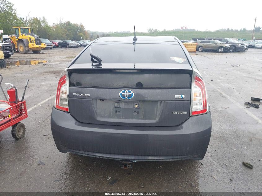 2012 Toyota Prius Three VIN: JTDKN3DU7C5467612 Lot: 43305234