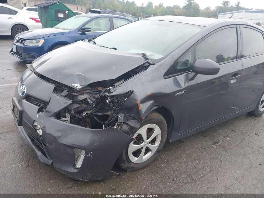 2012 Toyota Prius Three VIN: JTDKN3DU7C5467612 Lot: 43305234