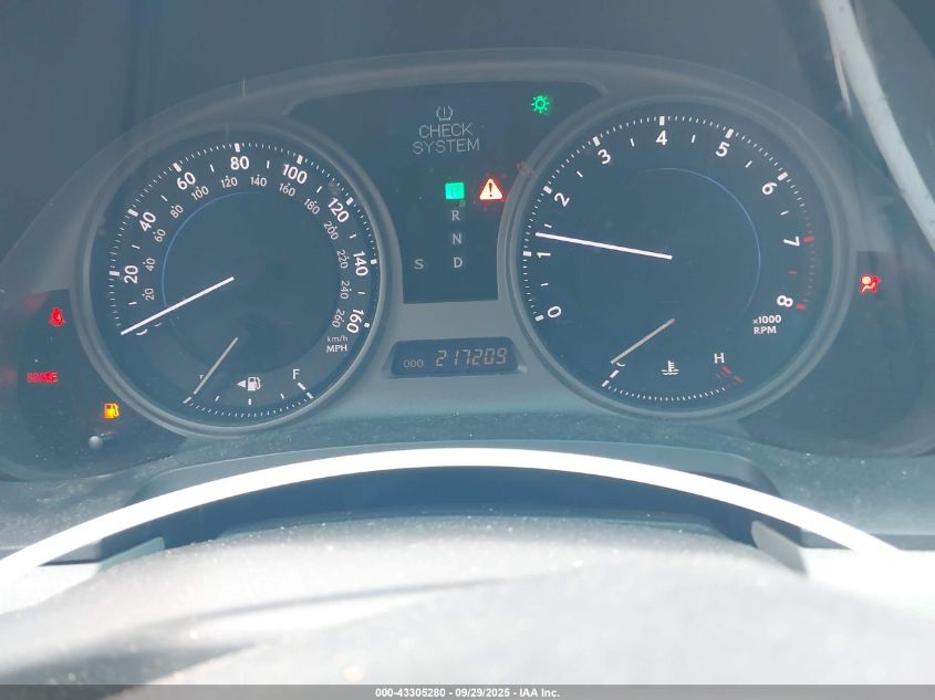 2006 Lexus Is 250 VIN: JTHBK262362003977 Lot: 43305280