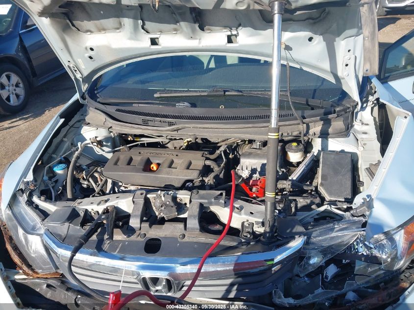 2012 Honda Civic Lx VIN: 19XFB2F50CE000935 Lot: 43305340