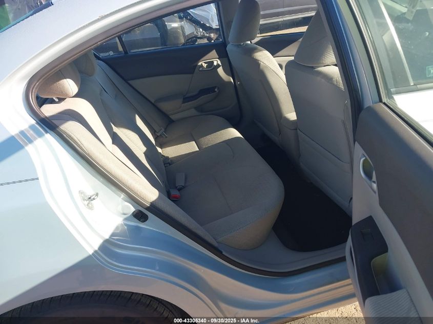 2012 Honda Civic Lx VIN: 19XFB2F50CE000935 Lot: 43305340