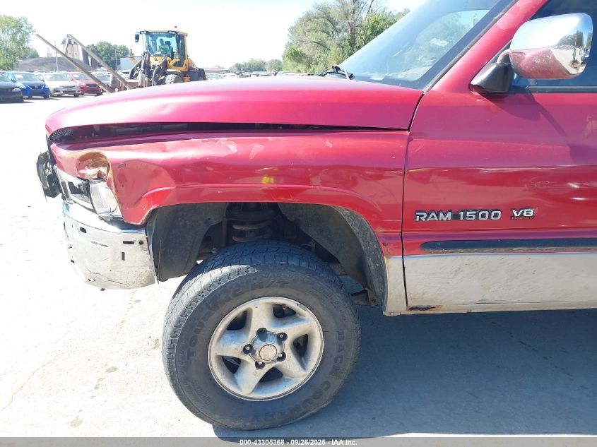 1999 Dodge Ram 1500 St VIN: 1B7HF13Z0XJ595101 Lot: 43305368