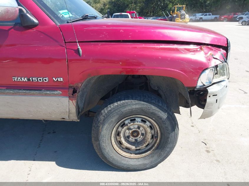 1999 Dodge Ram 1500 St VIN: 1B7HF13Z0XJ595101 Lot: 43305368