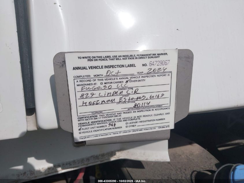 2019 Volvo Vnl VIN: 4V4NC9EH3KN872988 Lot: 43305390