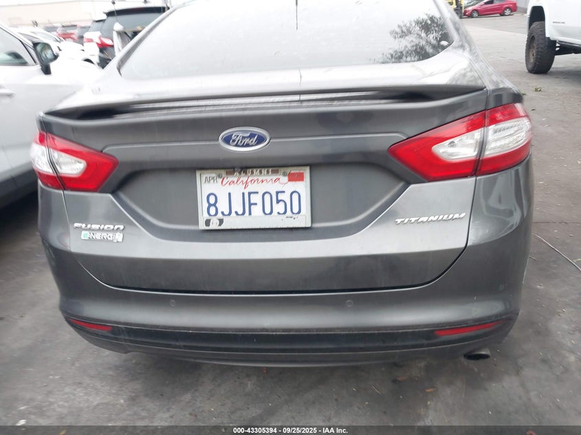 2016 Ford Fusion Energi Titanium VIN: 3FA6P0SUXGR241554 Lot: 43305394
