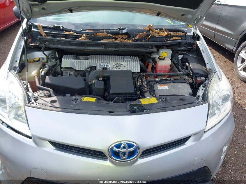 2012 Toyota Prius Two VIN: JTDKN3DUXC5501655 Lot: 43305480