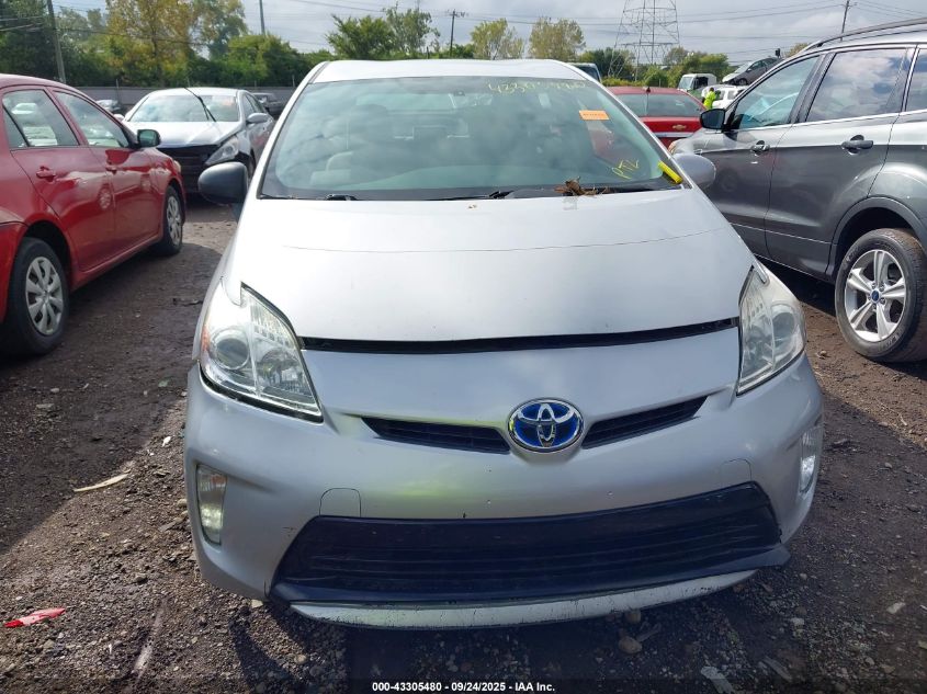 2012 Toyota Prius Two VIN: JTDKN3DUXC5501655 Lot: 43305480