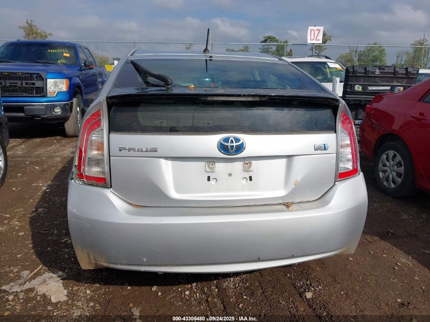 2012 Toyota Prius Two VIN: JTDKN3DUXC5501655 Lot: 43305480