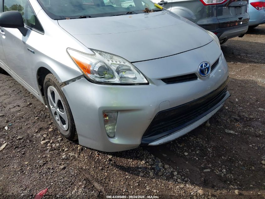 2012 Toyota Prius Two VIN: JTDKN3DUXC5501655 Lot: 43305480