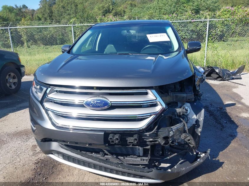2016 Ford Edge Sel VIN: 2FMPK3J88GBC09358 Lot: 43305493