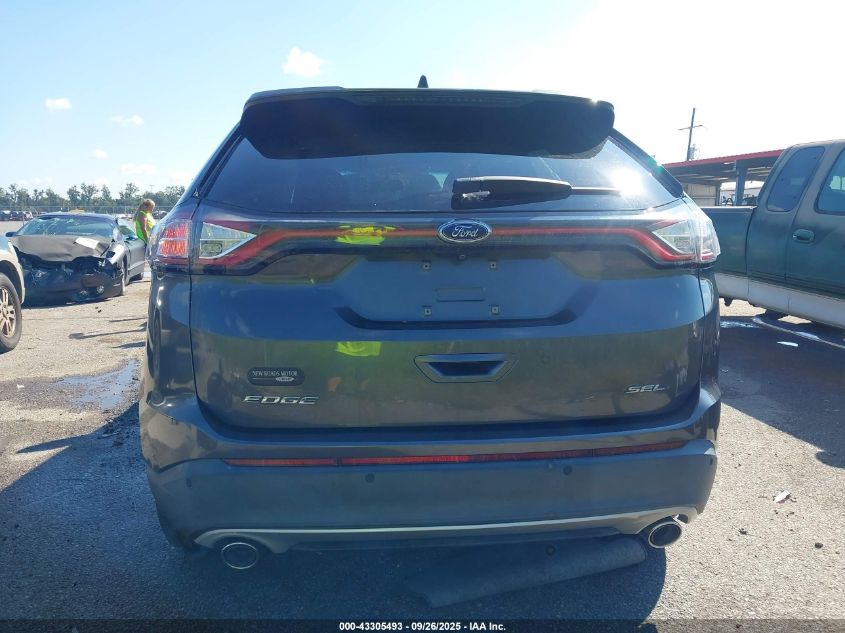 2016 Ford Edge Sel VIN: 2FMPK3J88GBC09358 Lot: 43305493