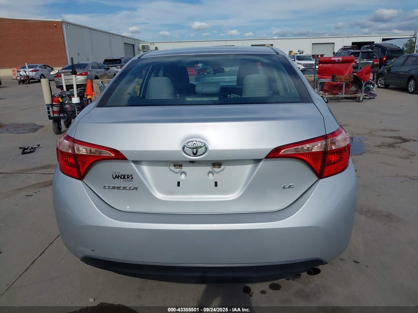 2017 Toyota Corolla Le VIN: 5YFBURHE5HP724608 Lot: 43305501