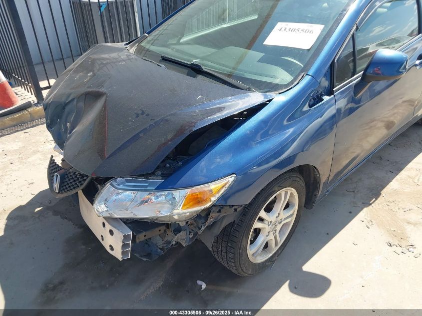 2012 Honda Civic Lx VIN: 2HGFG3B59CH524202 Lot: 43305506