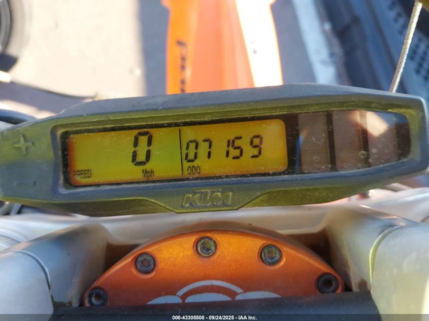 2015 Ktm 500 Xc-W/Exc VIN: VBKEXP407FM493390 Lot: 43305508