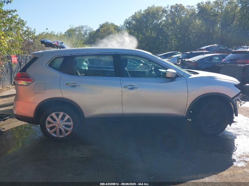 2015 Nissan Rogue S/Sl/Sv VIN: KNMAT2MVXFP510823 Lot: 43305612