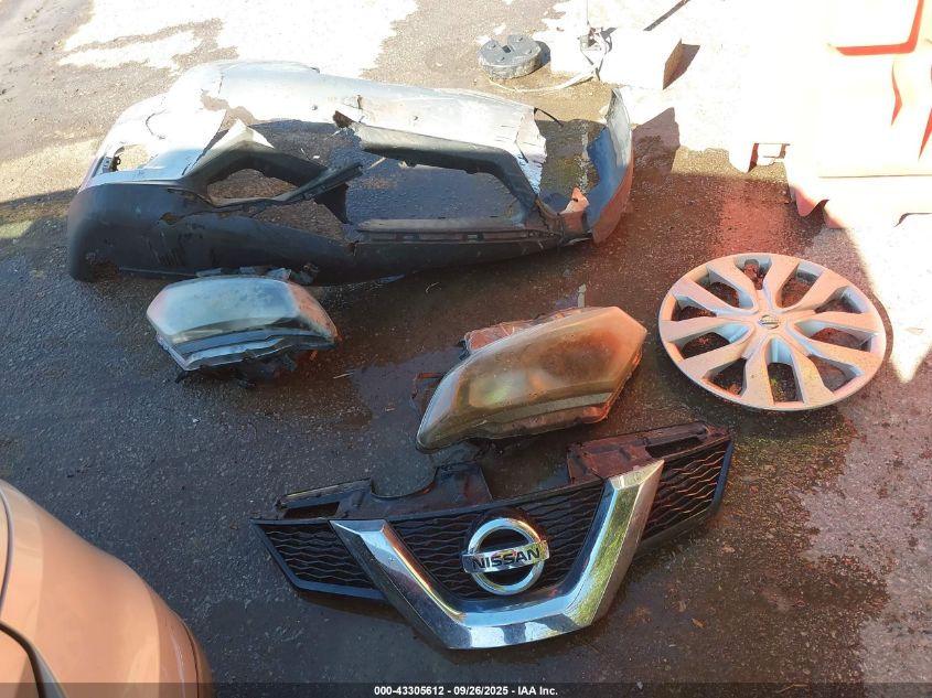 2015 Nissan Rogue S/Sl/Sv VIN: KNMAT2MVXFP510823 Lot: 43305612