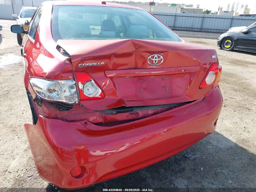 2010 Toyota Corolla Le VIN: JTDBU4EE5A9107504 Lot: 43305648