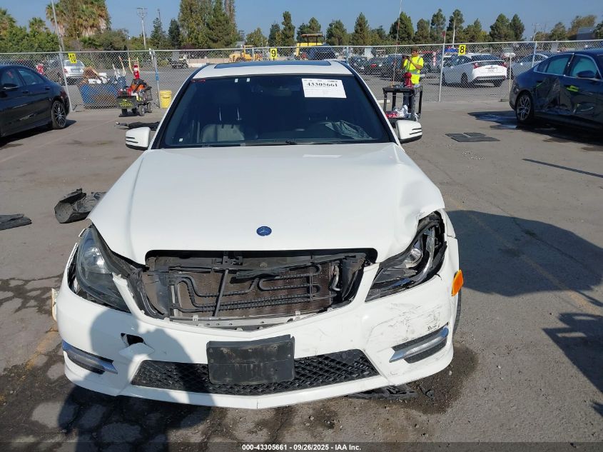 2012 Mercedes-Benz C 250 Sport VIN: WDDGF4HB6CR231615 Lot: 43305661
